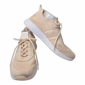 Avenue Nude Peach Sneakers EU Size 39 US Size 8.5 Mesh Slip-On Sock Shoe